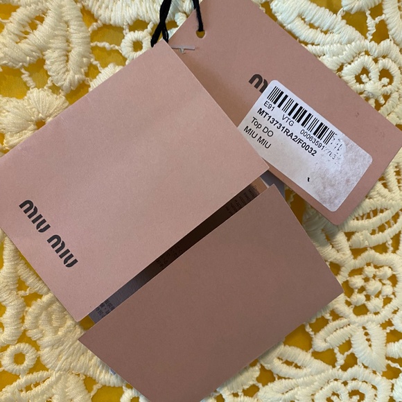 Miu Miu Sleeveless Top - NWT - Picture 9 of 10